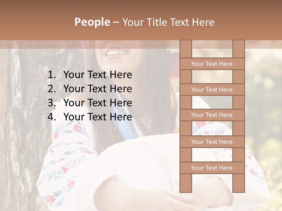 Girl Beauty Idea PowerPoint Template