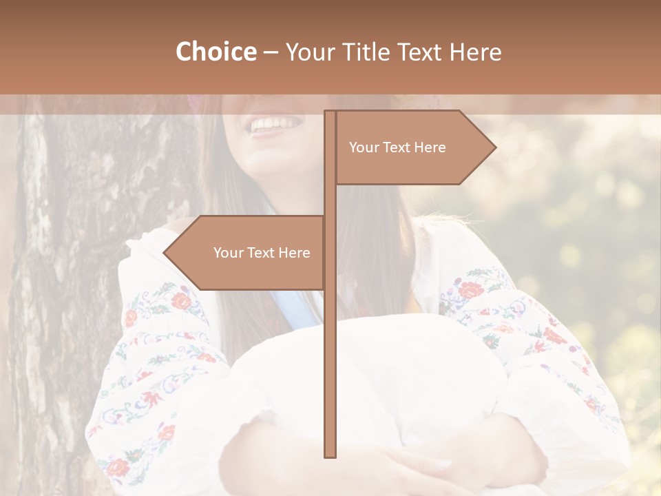 Girl Beauty Idea PowerPoint Template