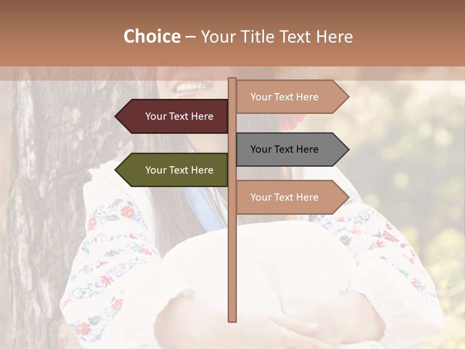 Girl Beauty Idea PowerPoint Template