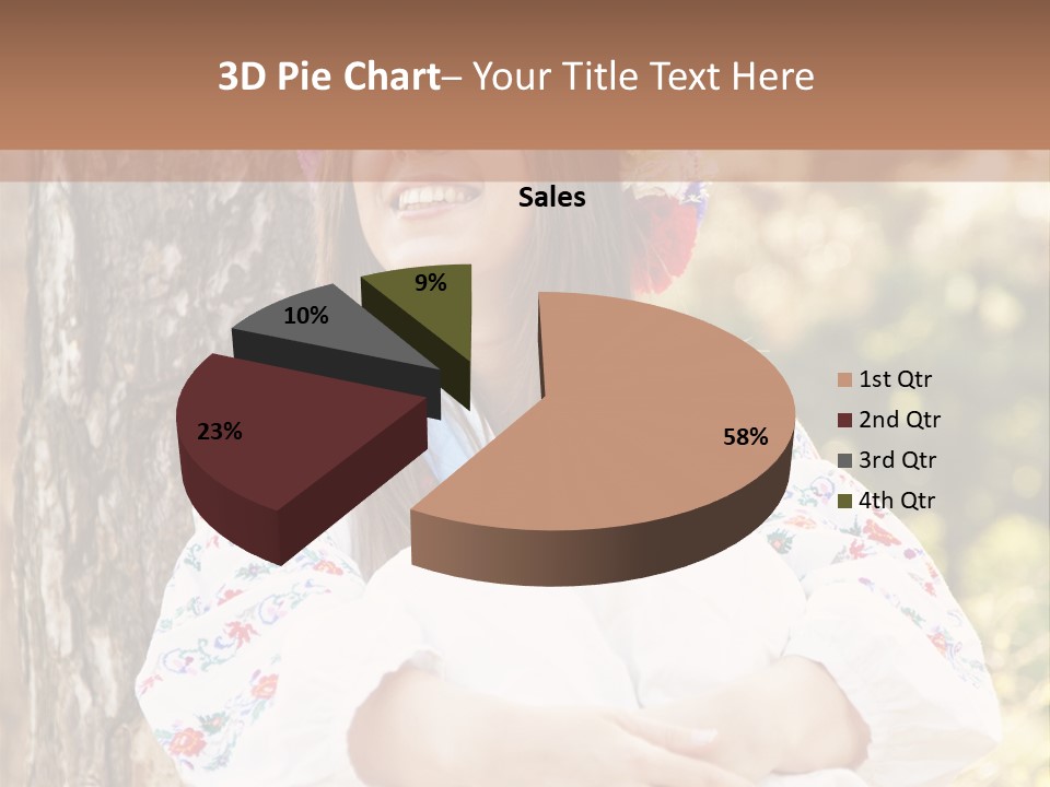 Girl Beauty Idea PowerPoint Template