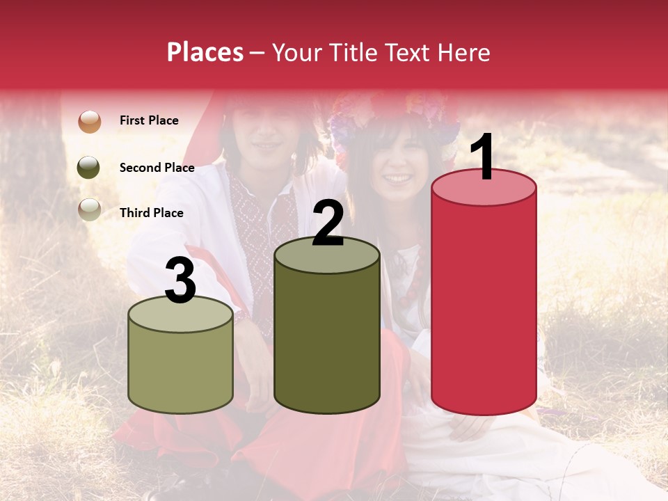 Female Smile Lie PowerPoint Template