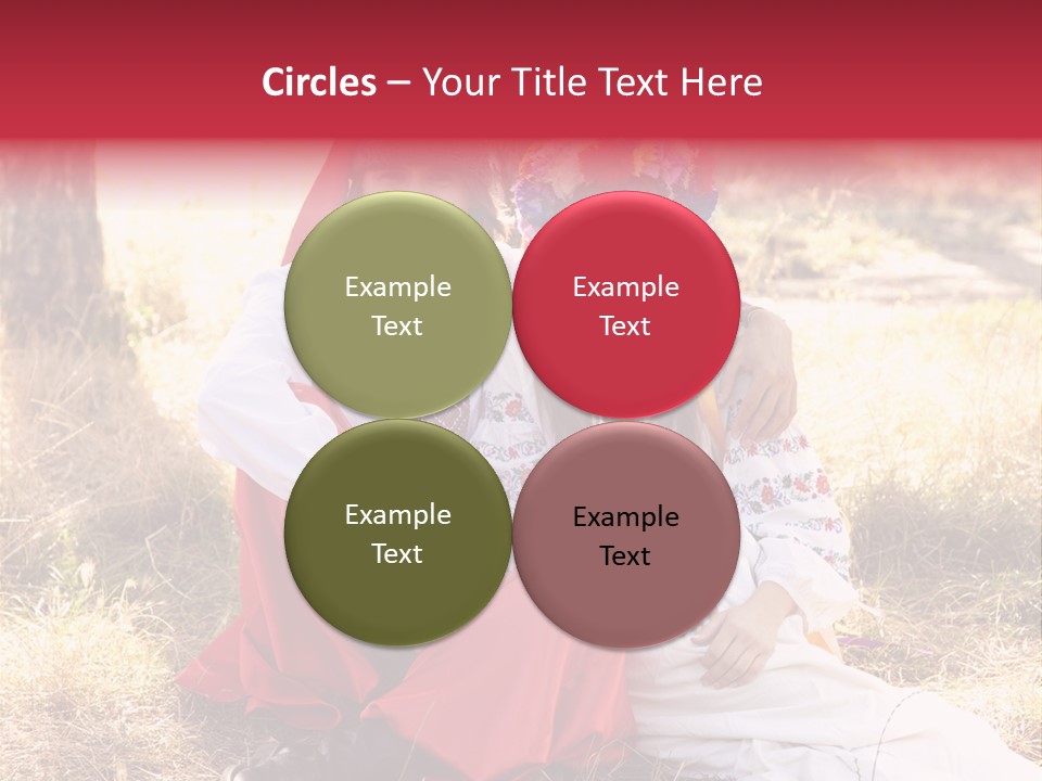 Female Smile Lie PowerPoint Template