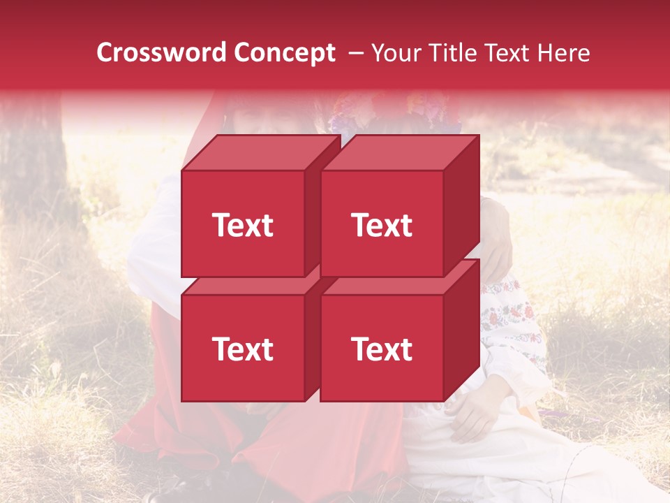 Female Smile Lie PowerPoint Template