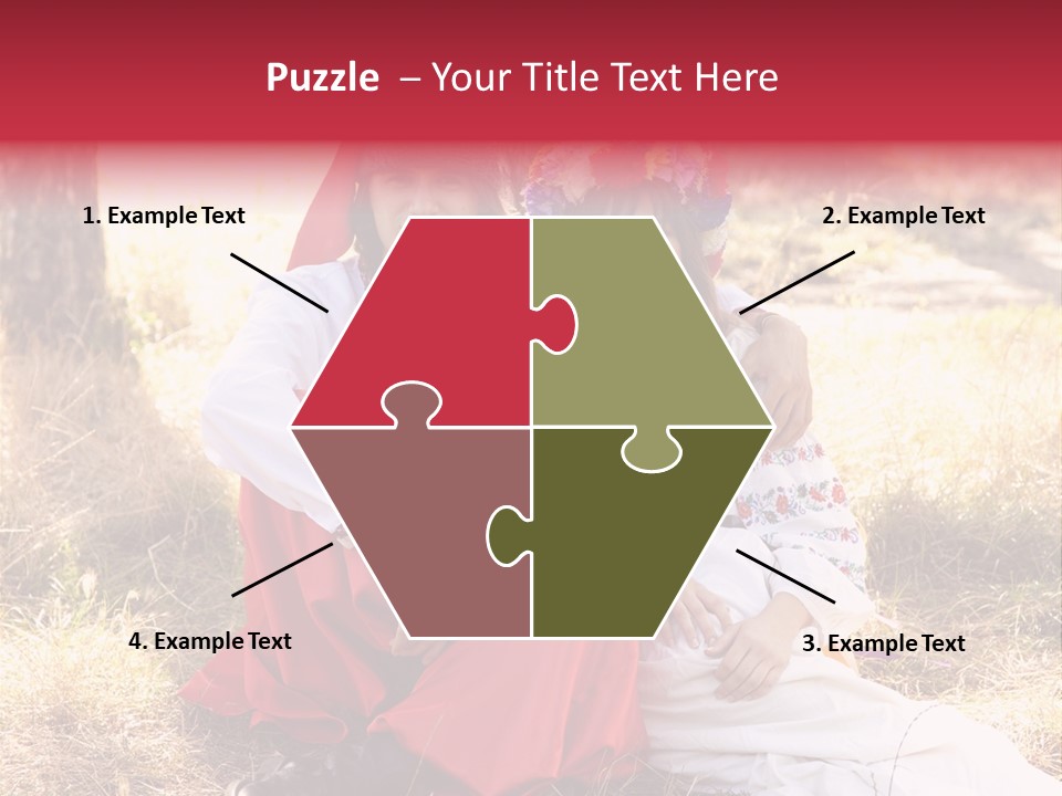 Female Smile Lie PowerPoint Template