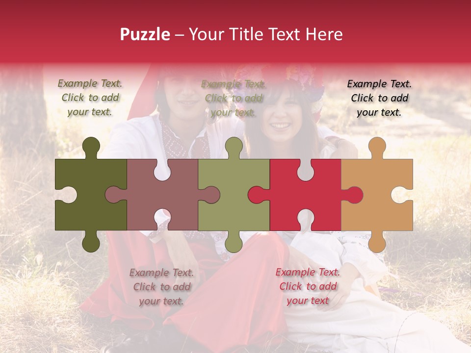 Female Smile Lie PowerPoint Template