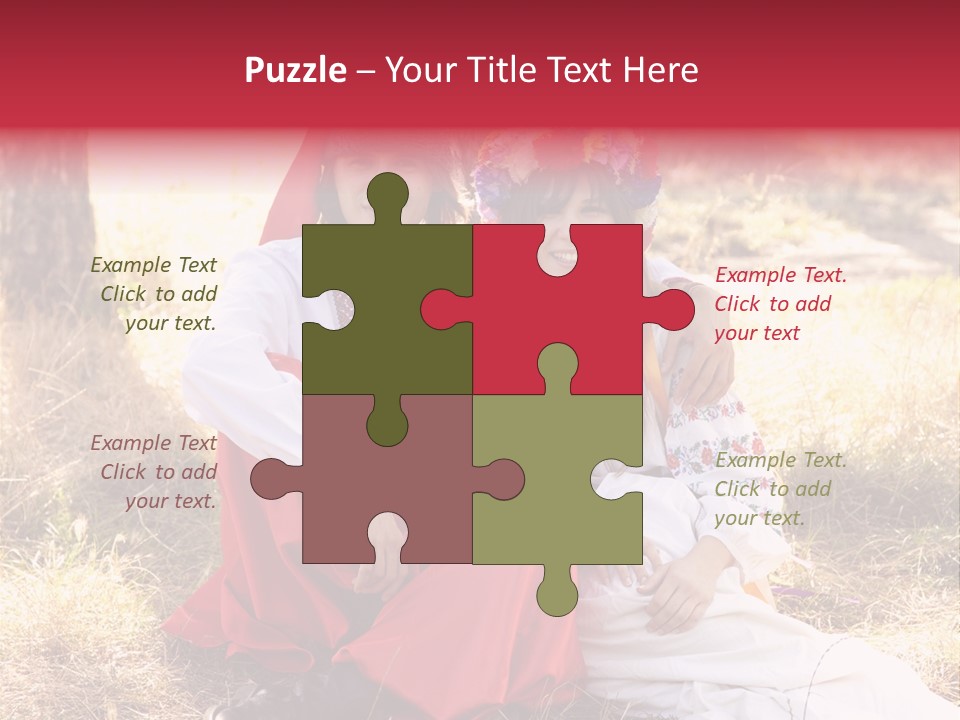 Female Smile Lie PowerPoint Template