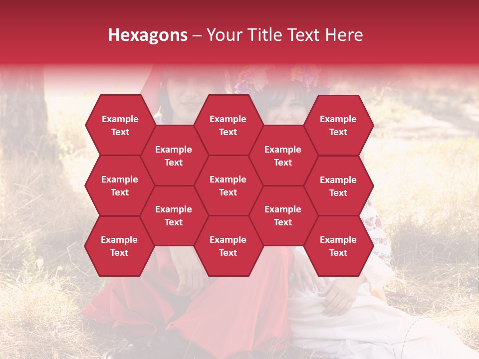 Female Smile Lie PowerPoint Template