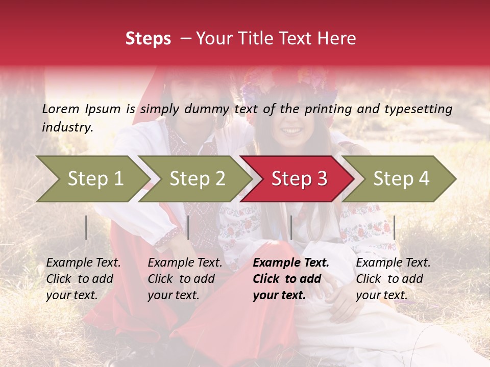 Female Smile Lie PowerPoint Template