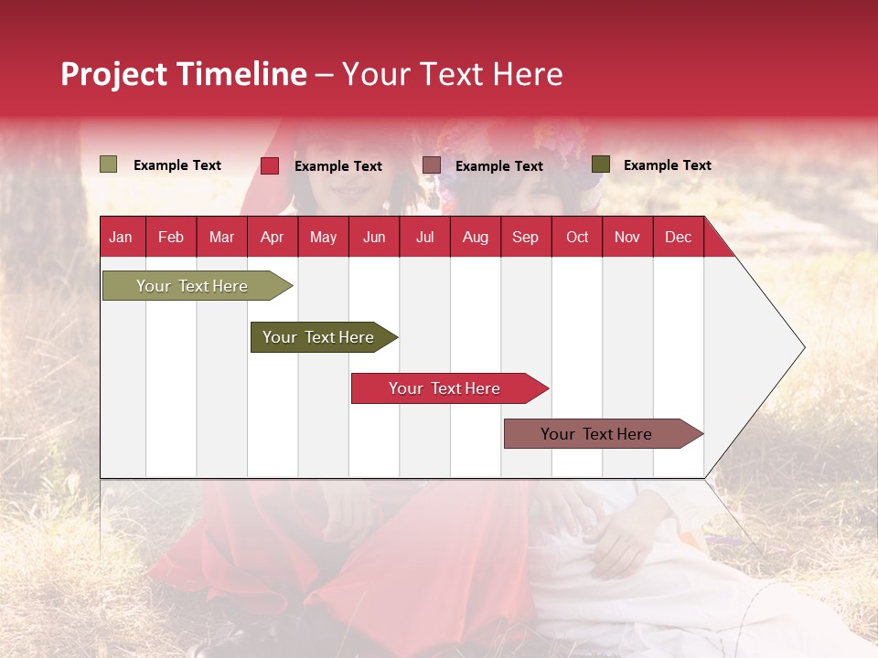Female Smile Lie PowerPoint Template