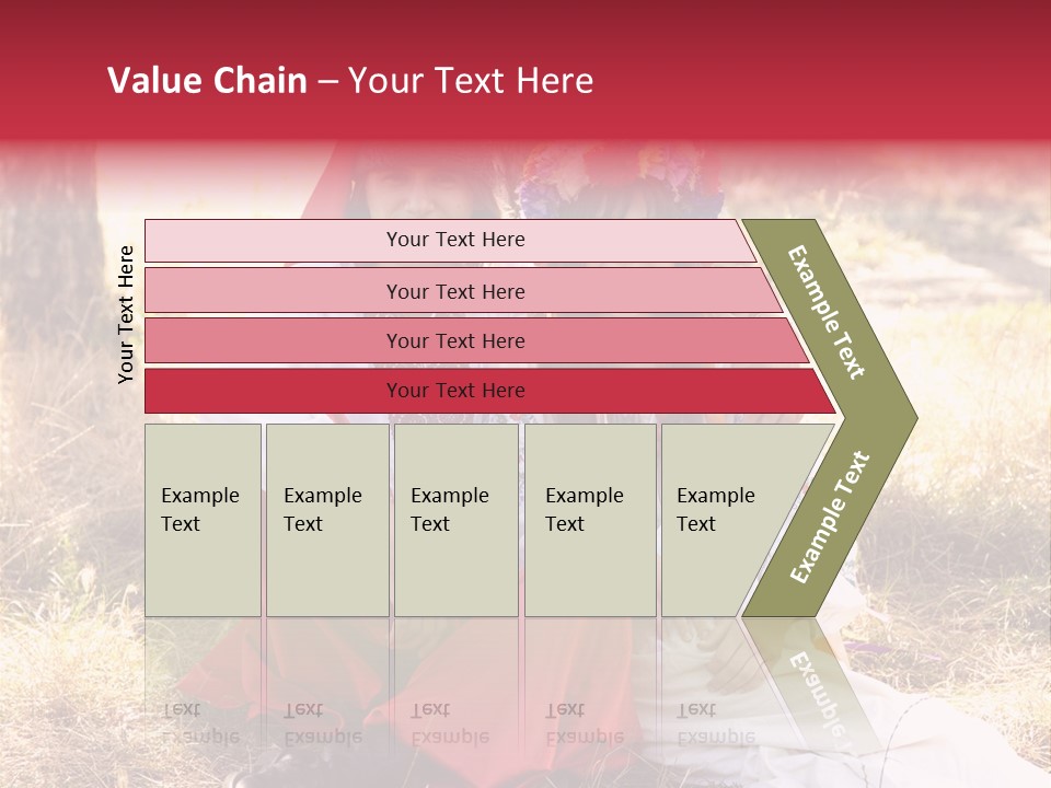 Female Smile Lie PowerPoint Template