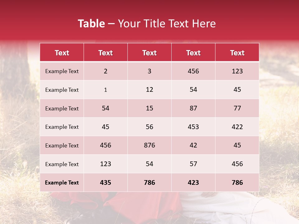 Female Smile Lie PowerPoint Template
