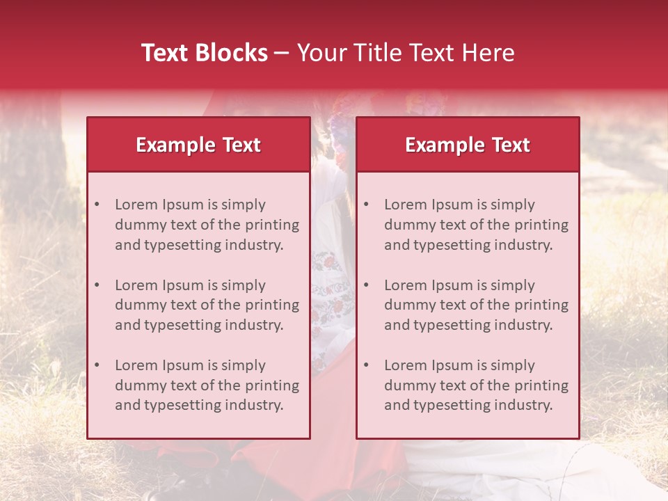 Female Smile Lie PowerPoint Template