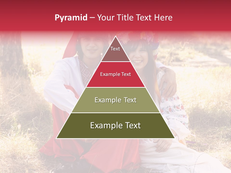 Female Smile Lie PowerPoint Template