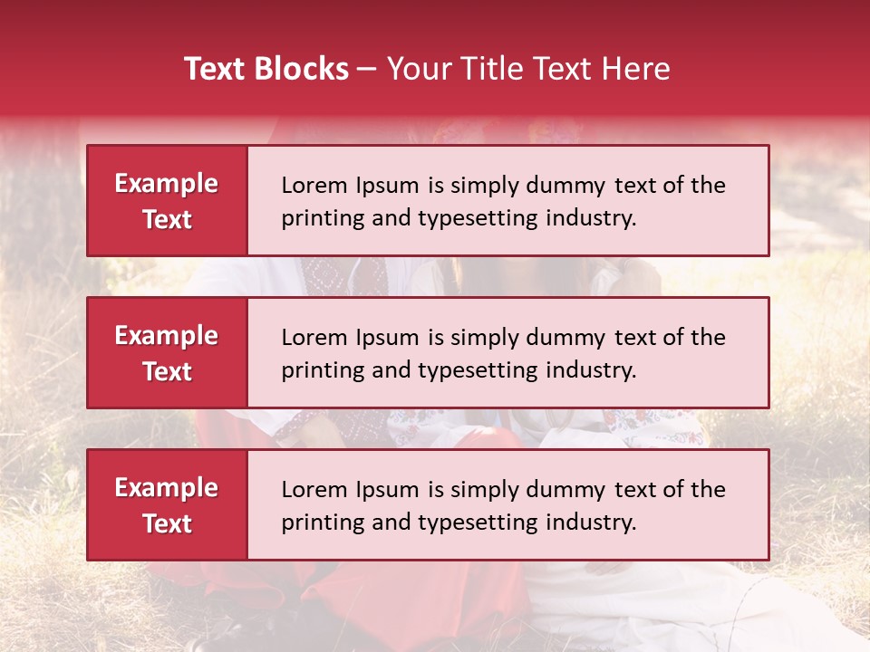 Female Smile Lie PowerPoint Template