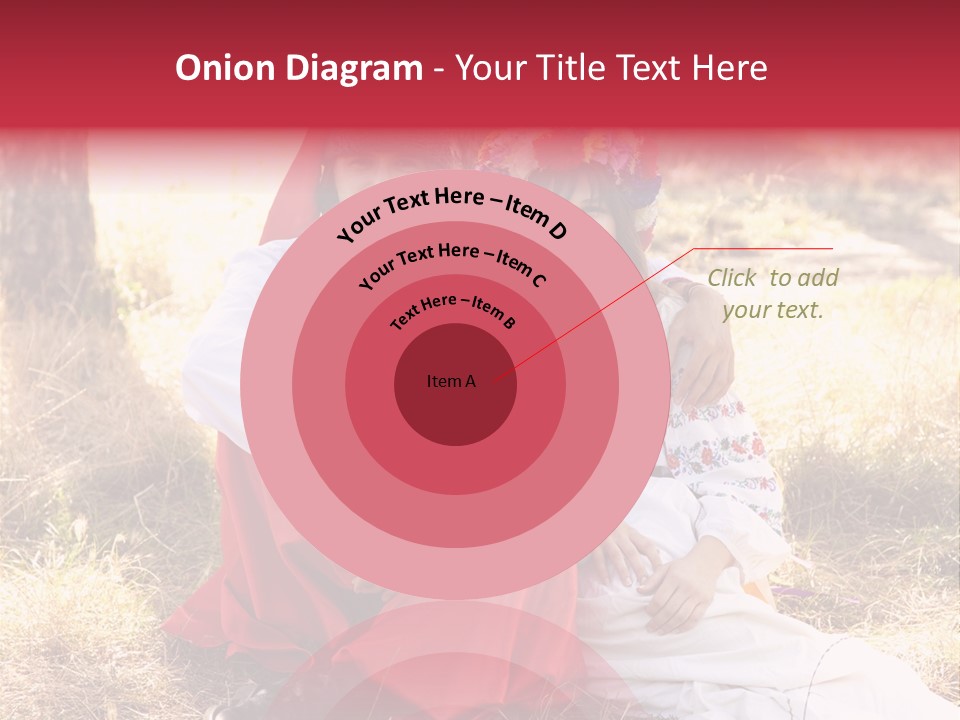 Female Smile Lie PowerPoint Template