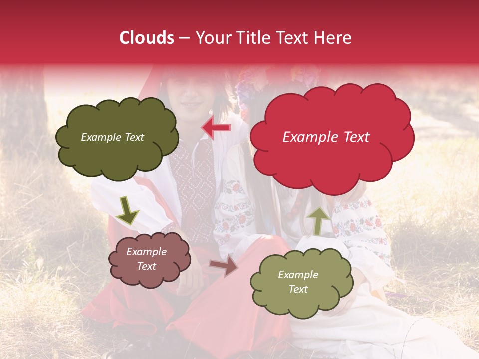 Female Smile Lie PowerPoint Template