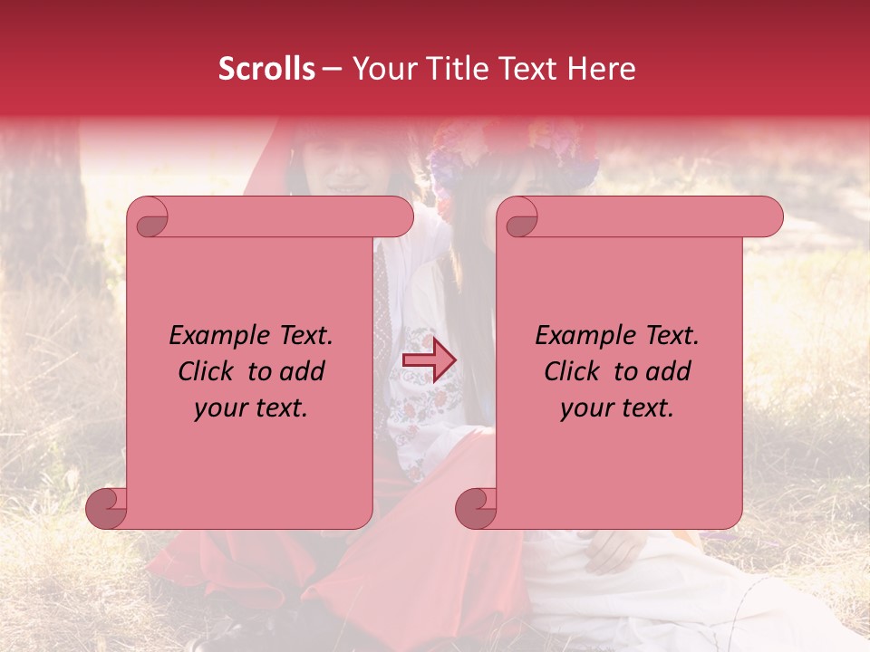 Female Smile Lie PowerPoint Template