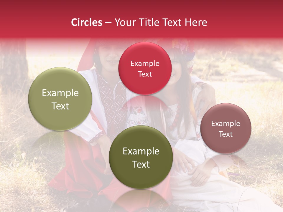 Female Smile Lie PowerPoint Template