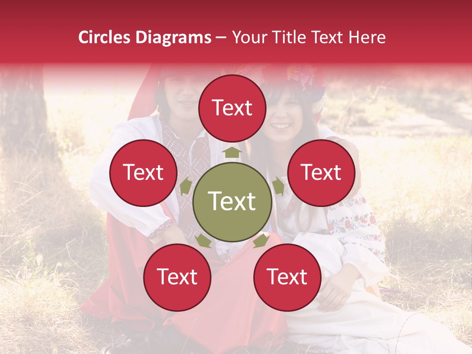 Female Smile Lie PowerPoint Template