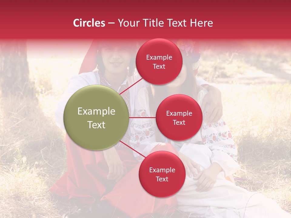 Female Smile Lie PowerPoint Template