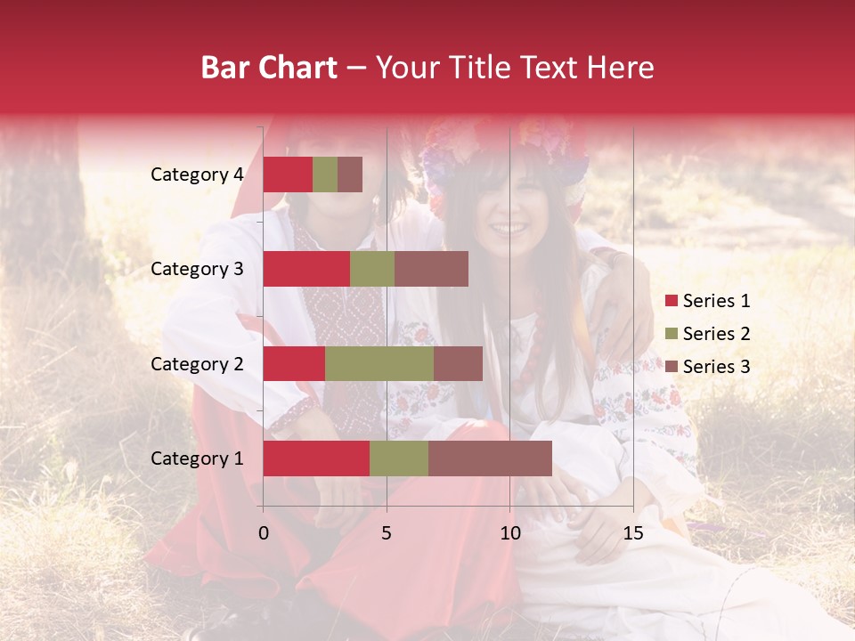 Female Smile Lie PowerPoint Template