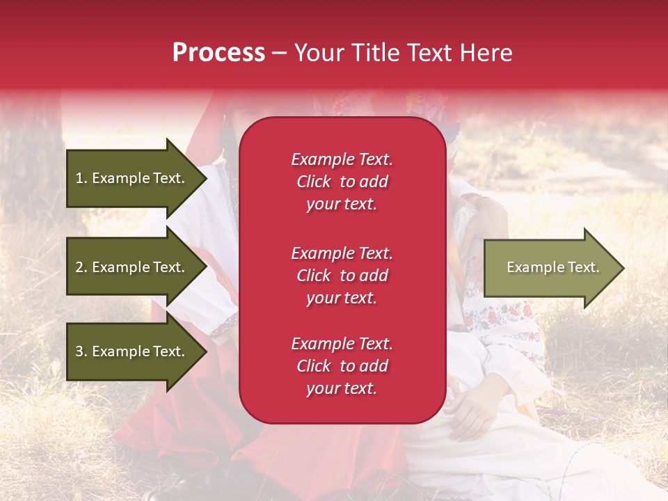 Female Smile Lie PowerPoint Template