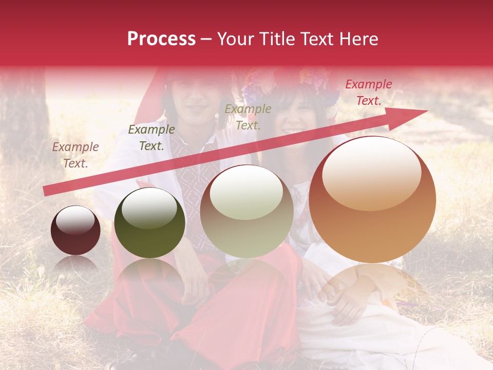 Female Smile Lie PowerPoint Template