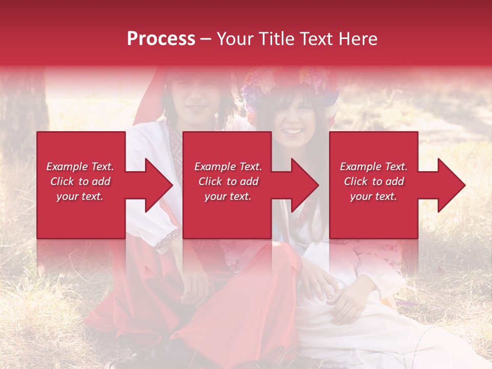 Female Smile Lie PowerPoint Template