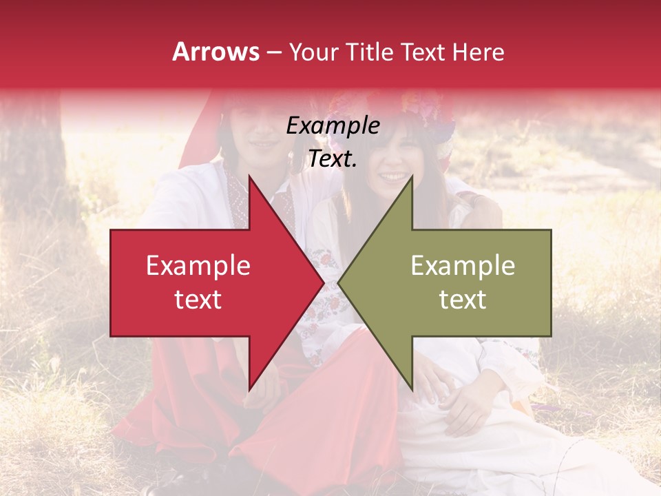 Female Smile Lie PowerPoint Template