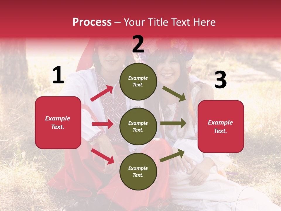 Female Smile Lie PowerPoint Template