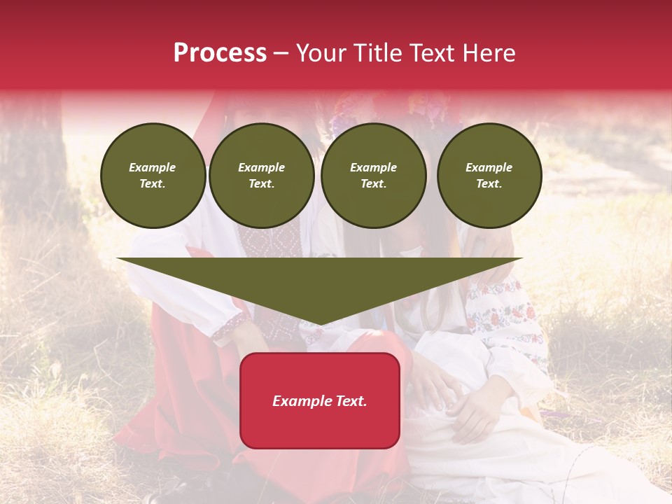 Female Smile Lie PowerPoint Template