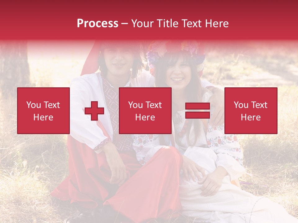 Female Smile Lie PowerPoint Template