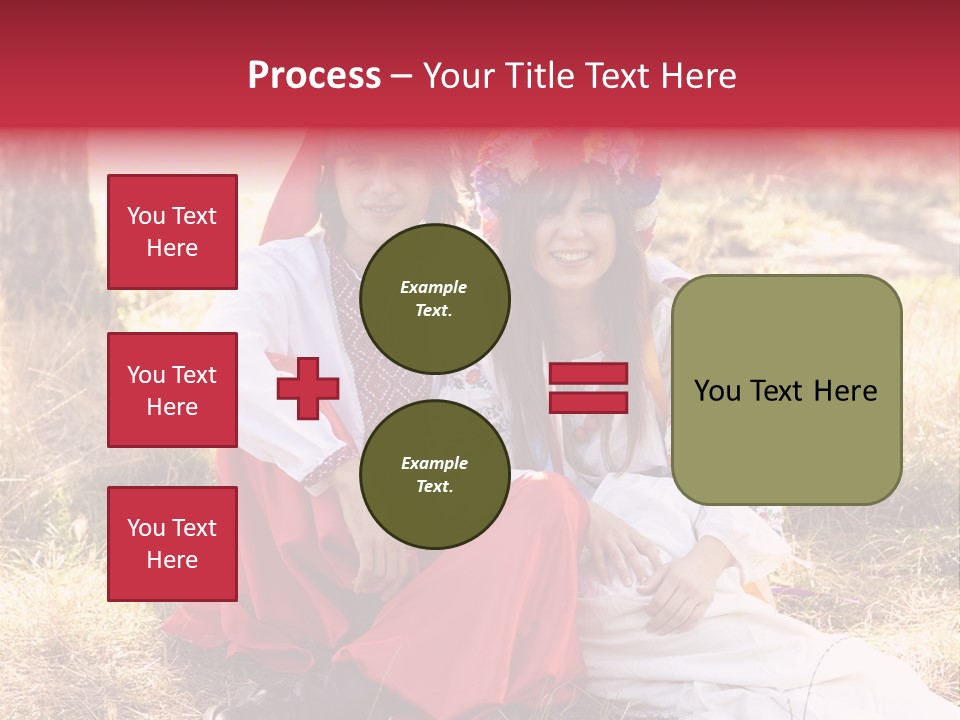 Female Smile Lie PowerPoint Template