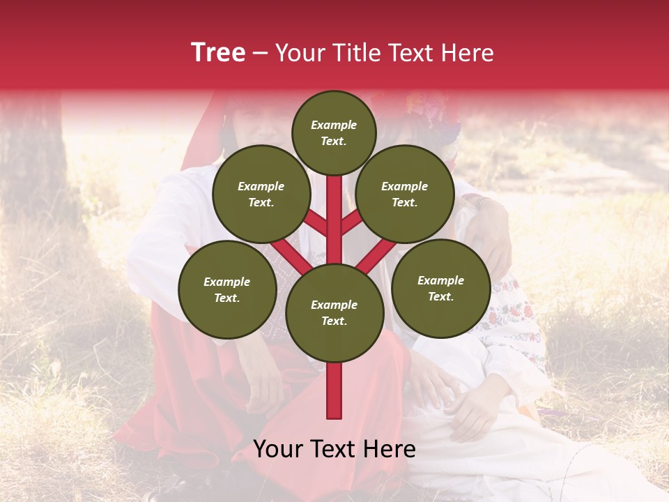 Female Smile Lie PowerPoint Template