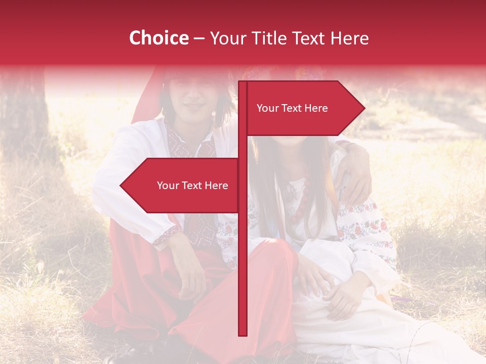 Female Smile Lie PowerPoint Template