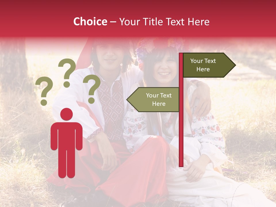 Female Smile Lie PowerPoint Template