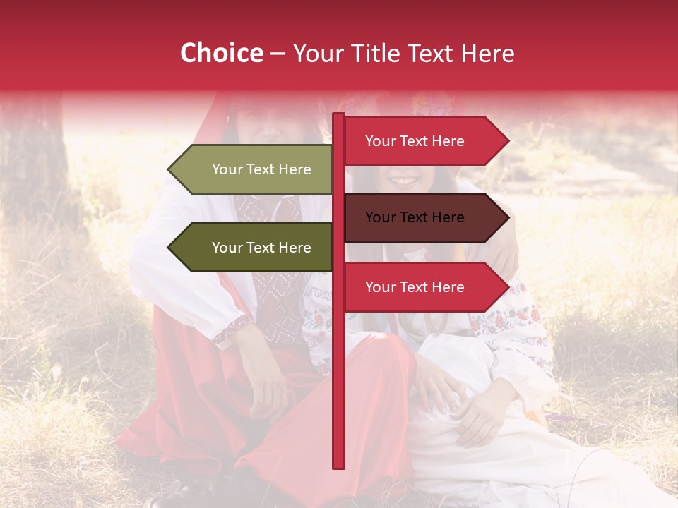 Female Smile Lie PowerPoint Template