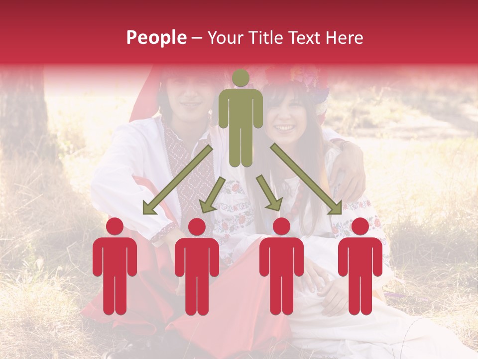 Female Smile Lie PowerPoint Template