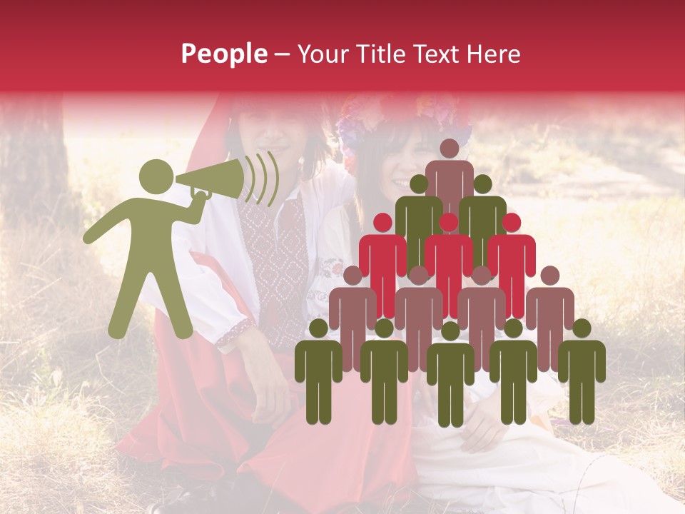 Female Smile Lie PowerPoint Template