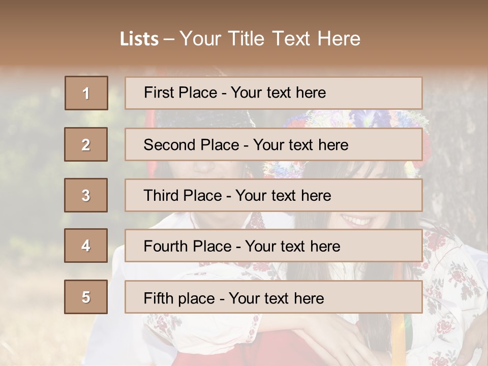 Flower East National PowerPoint Template