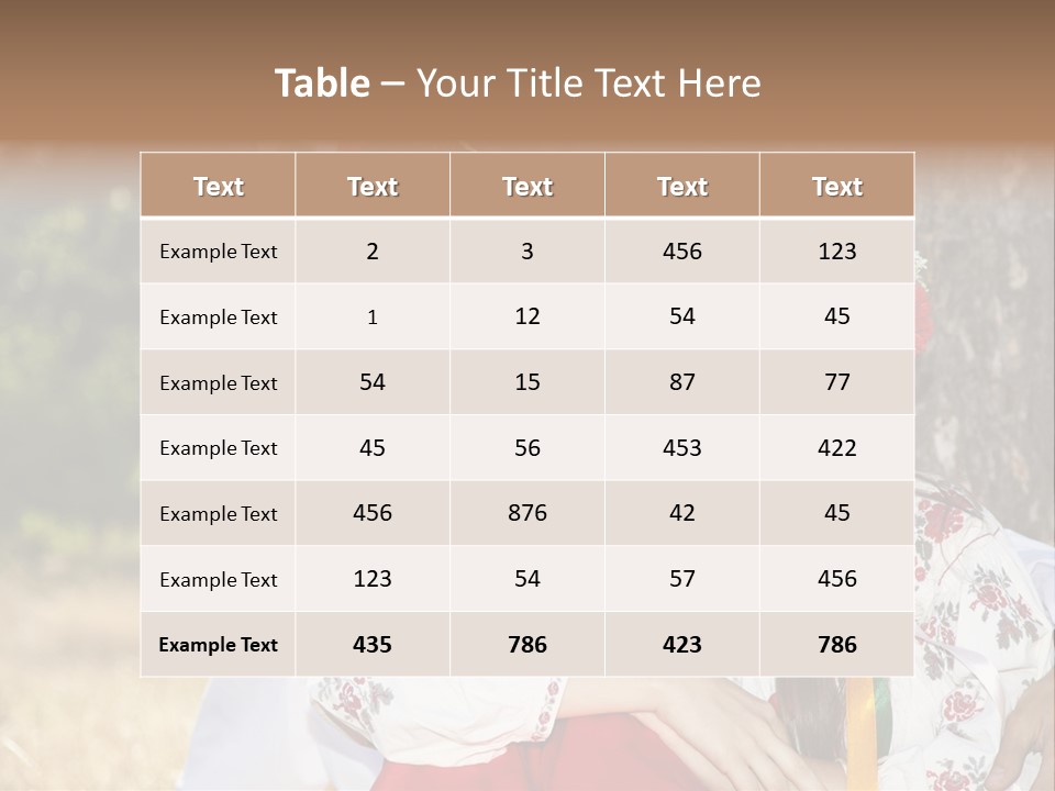 Flower East National PowerPoint Template
