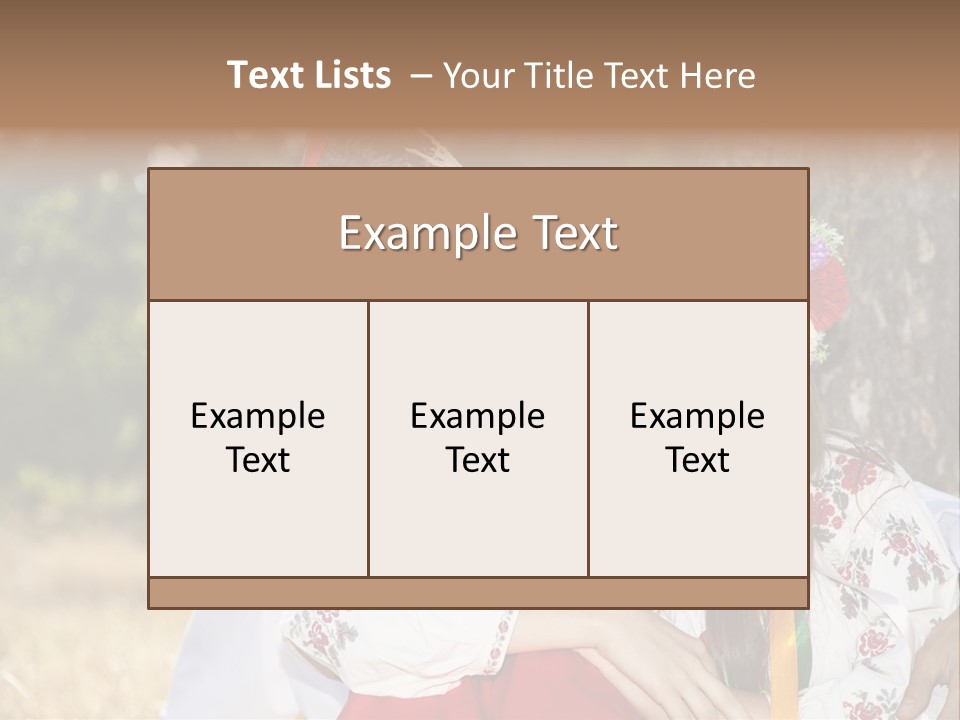 Flower East National PowerPoint Template