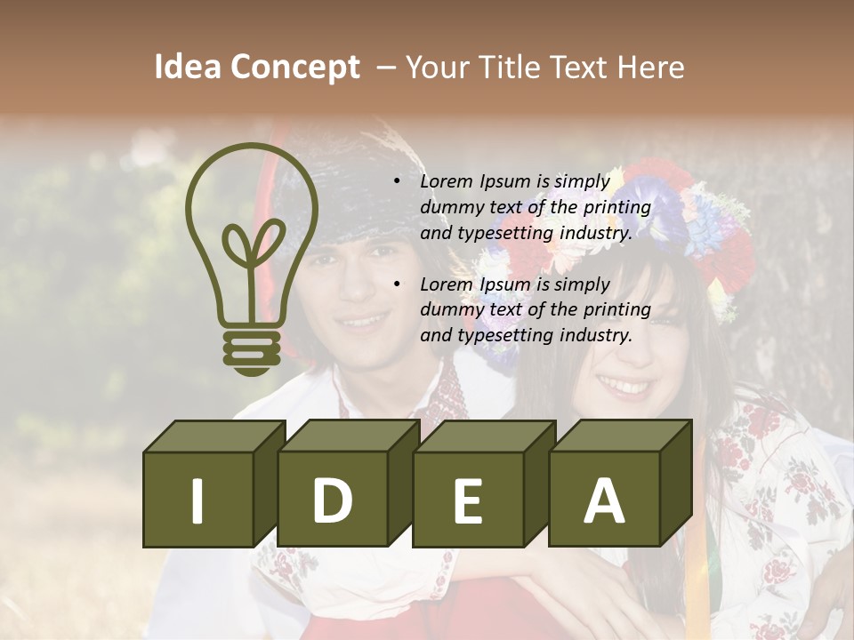 Flower East National PowerPoint Template