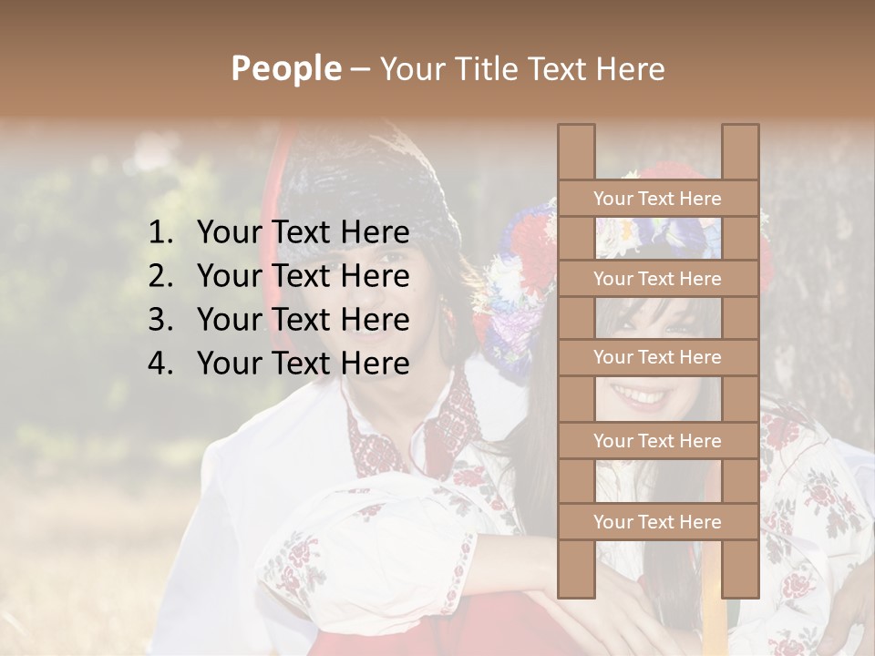 Flower East National PowerPoint Template