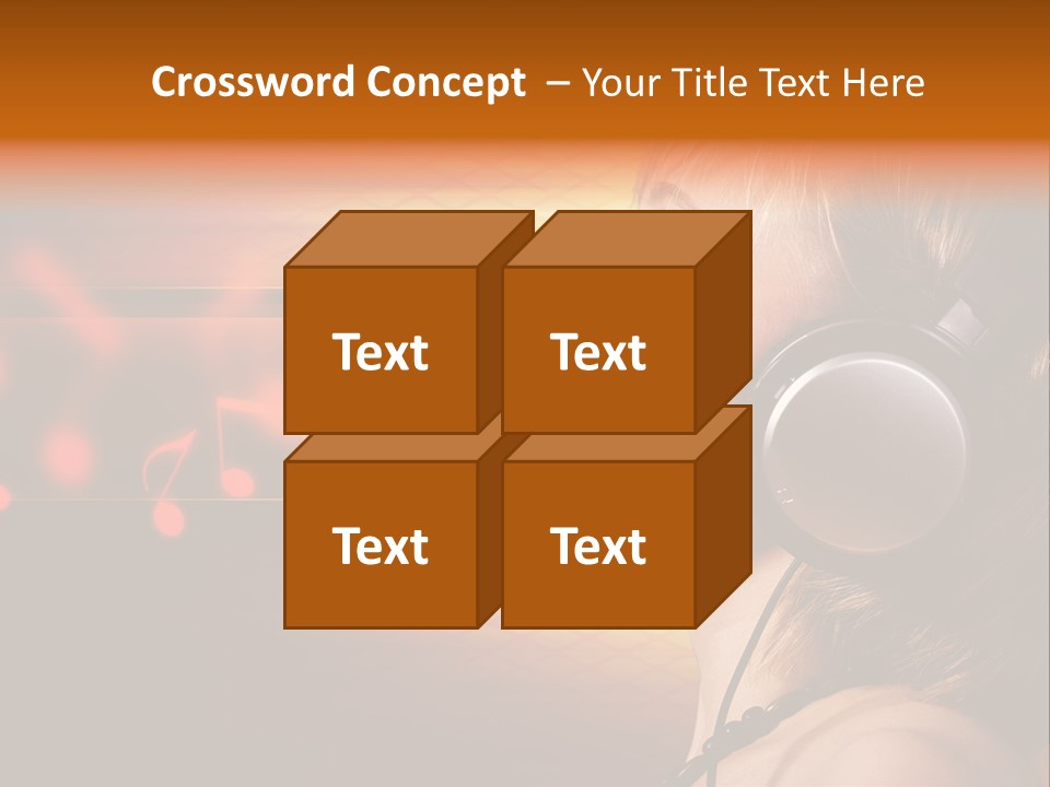 Woman Celebrate Young PowerPoint Template