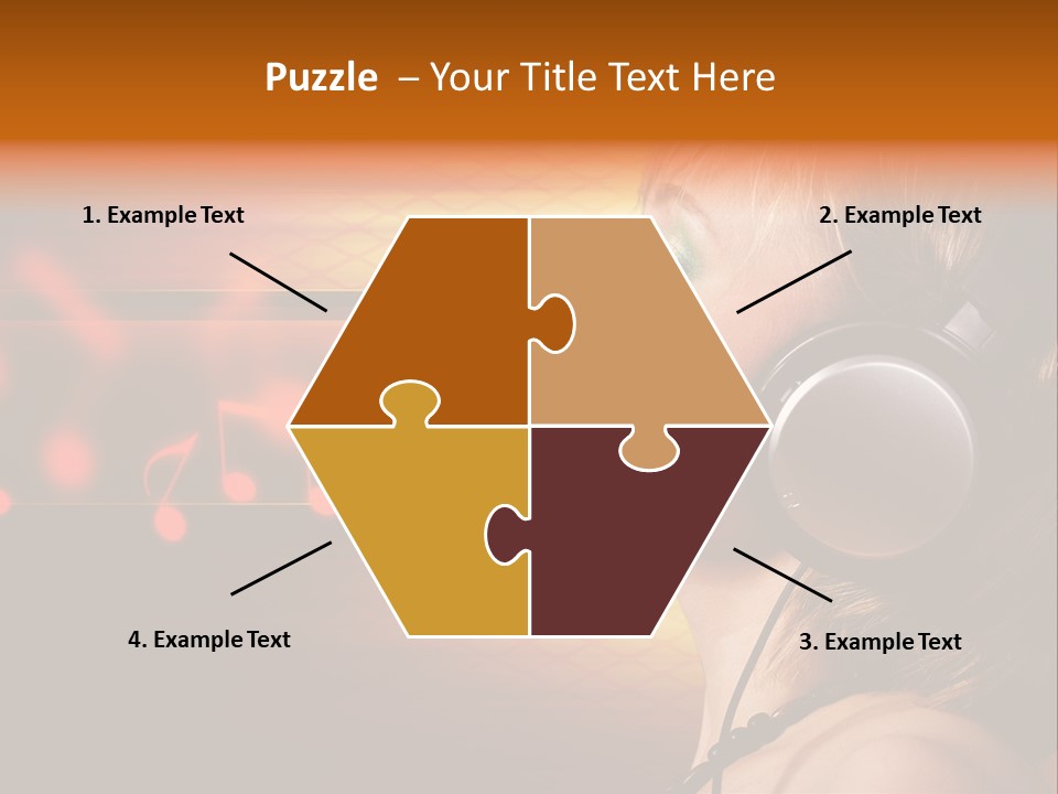 Woman Celebrate Young PowerPoint Template