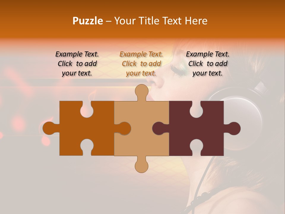 Woman Celebrate Young PowerPoint Template