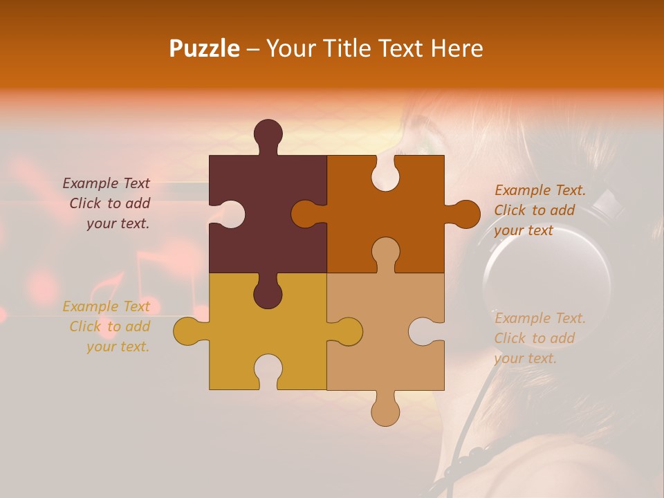 Woman Celebrate Young PowerPoint Template