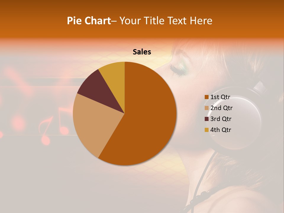 Woman Celebrate Young PowerPoint Template