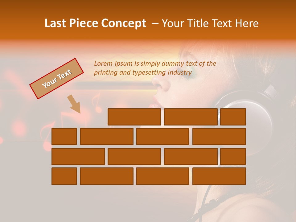 Woman Celebrate Young PowerPoint Template